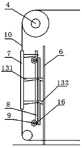 Circulating mobile edible mushroom planting mechanism