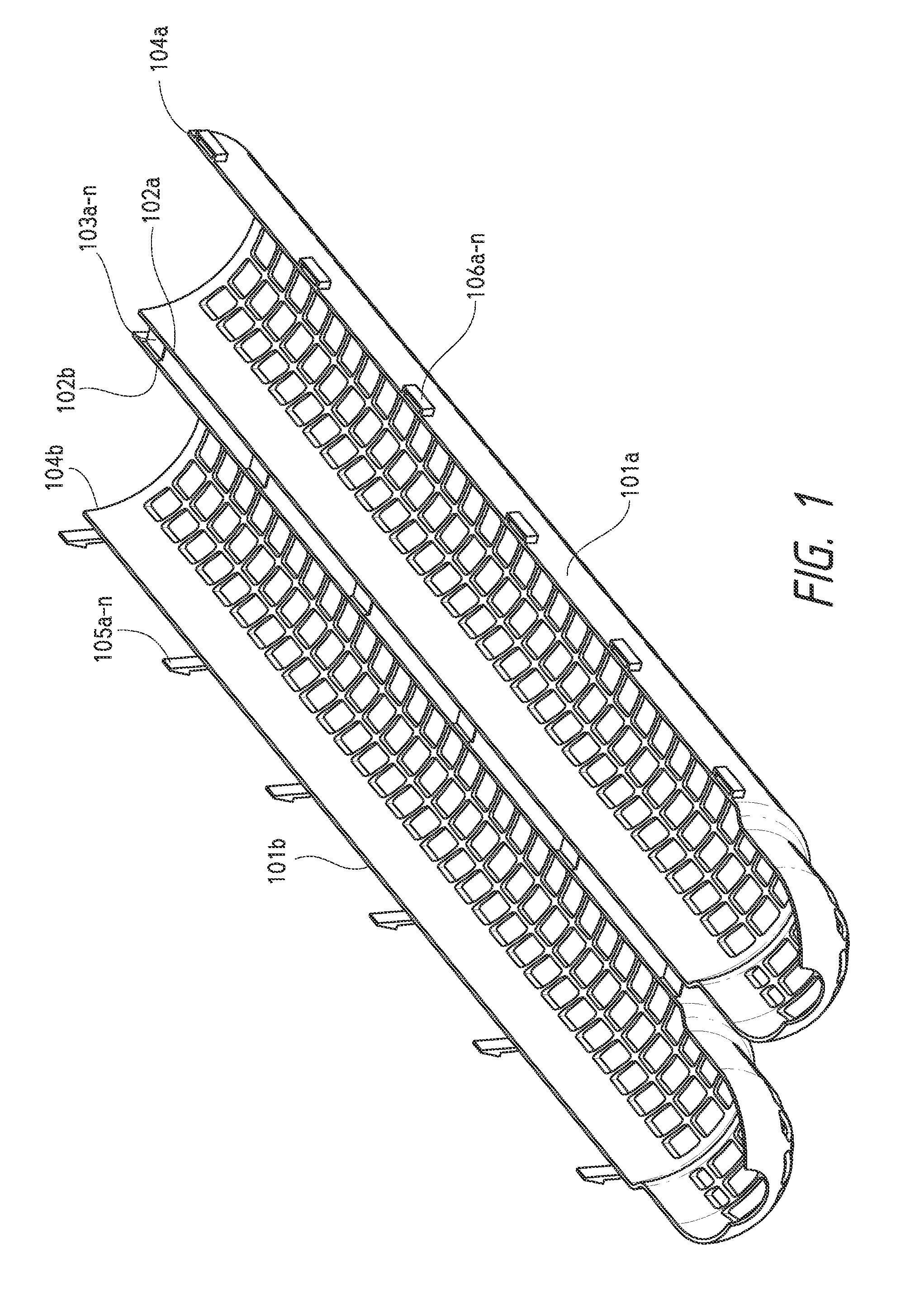 Device and methods for preventing the obstruction of gutters by leaves and other debris