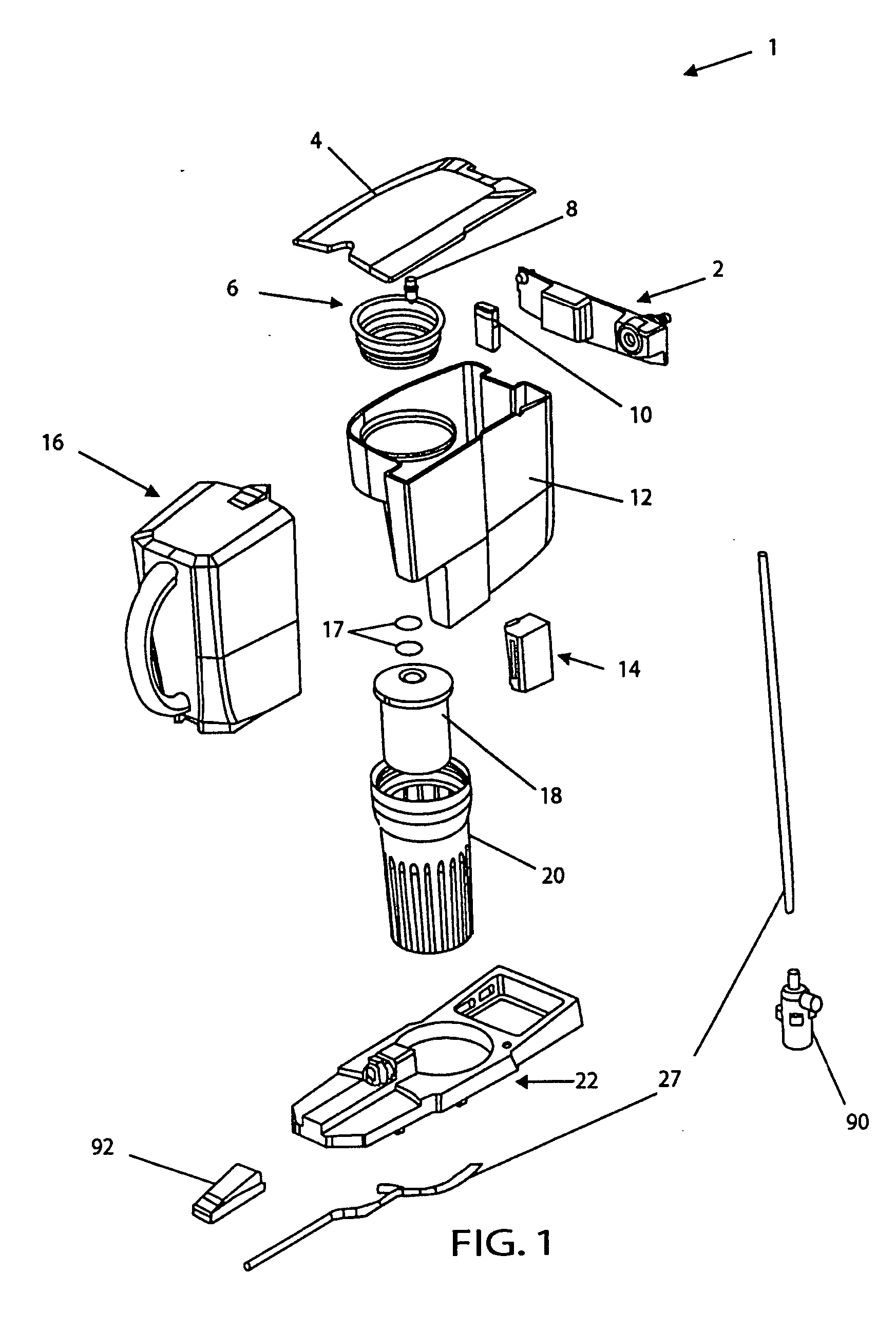 Water filter and dispenser system