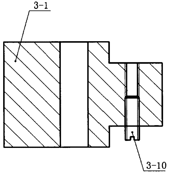 Spring fatigue test device for continuous impact of high-pressure gas