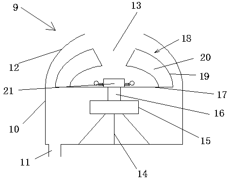 Domestic environment-friendly sewer sewage treatment device