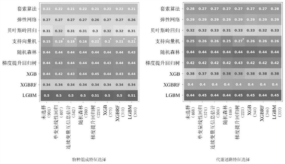 Age prediction method based on ensemble learning of intestinal flora prediction model