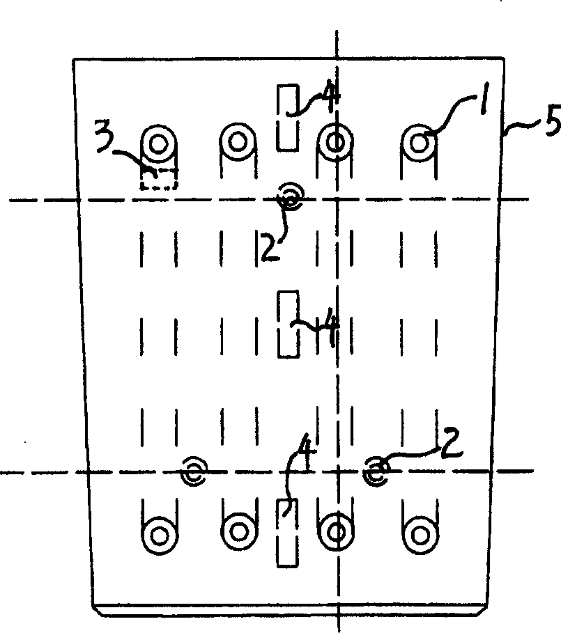 Casting method of metal substrate cooling wall