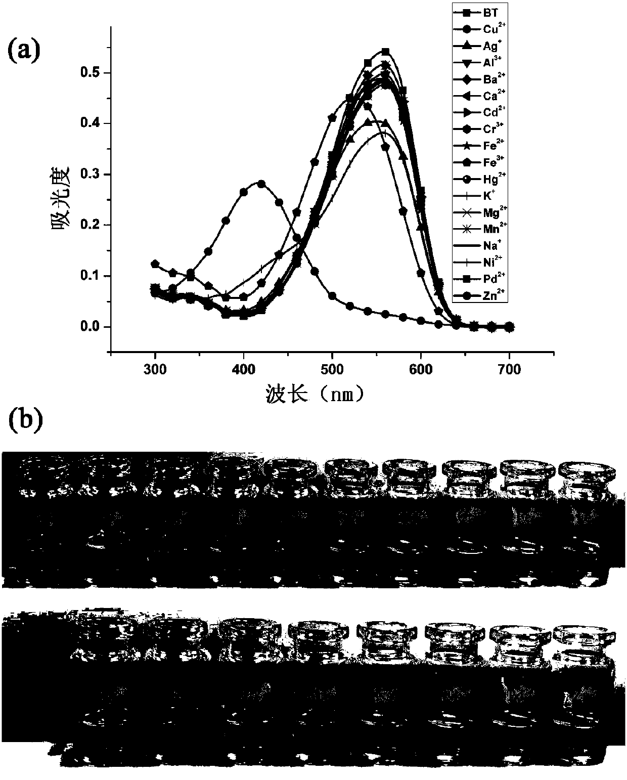 Two-channel copper ion detection test paper and production method thereof