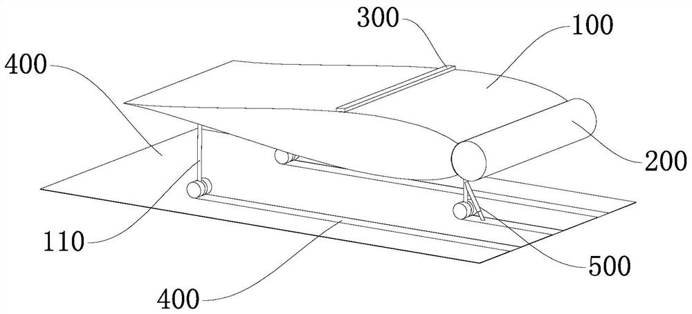 Detection aircraft and Mars cruise detection method