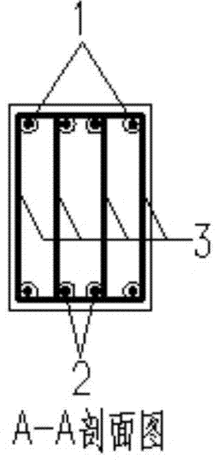 End unbonded reinforced concrete beam with non-equal strengths