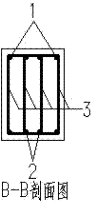 End unbonded reinforced concrete beam with non-equal strengths