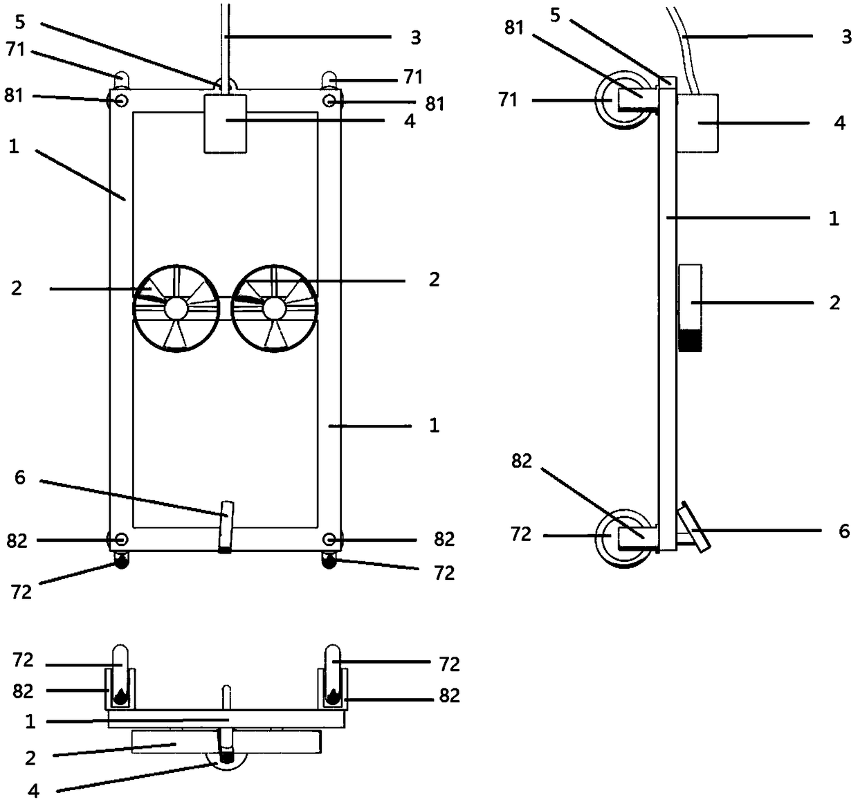 Wall walking device