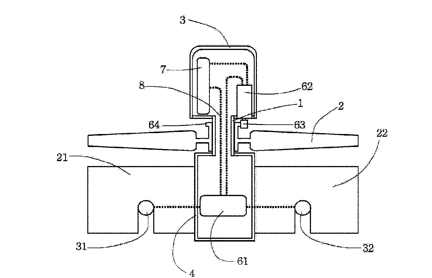 Bottom-adjustable propeller-type flying object