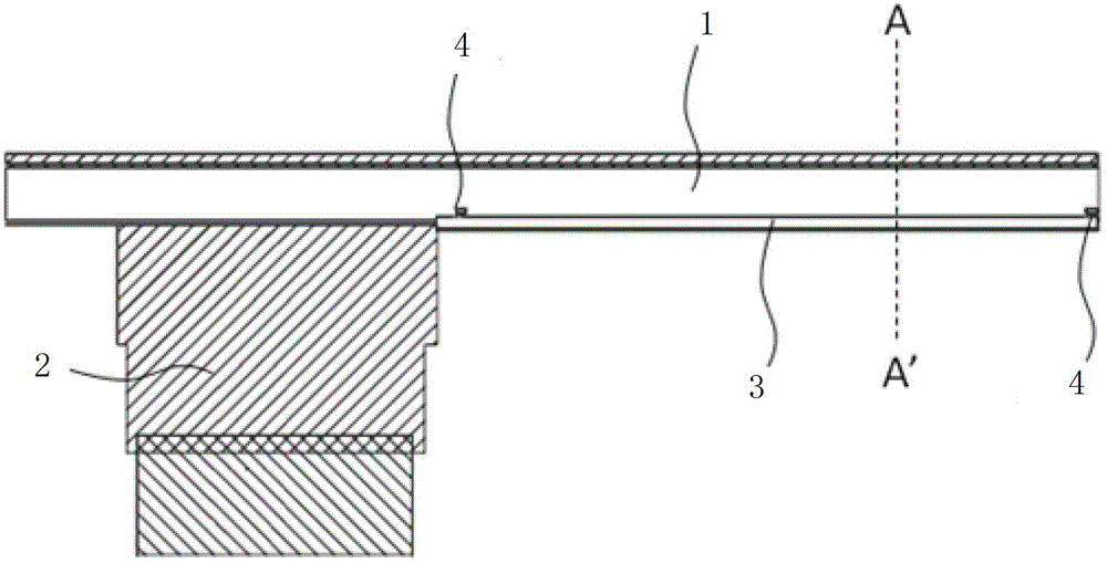 Examination couch with protective device