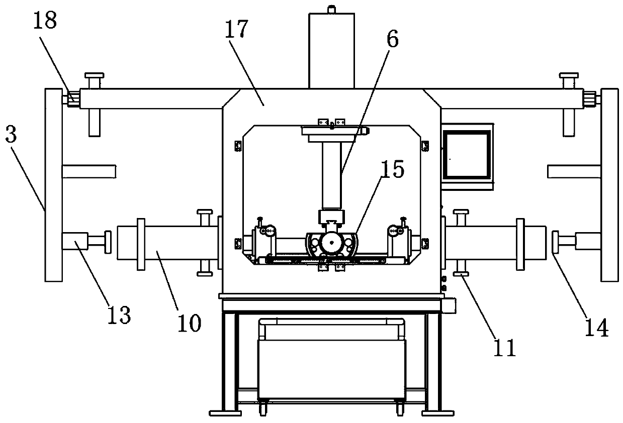 Device and method for testing safety performance of pre-embedded steel pipe in concrete construction