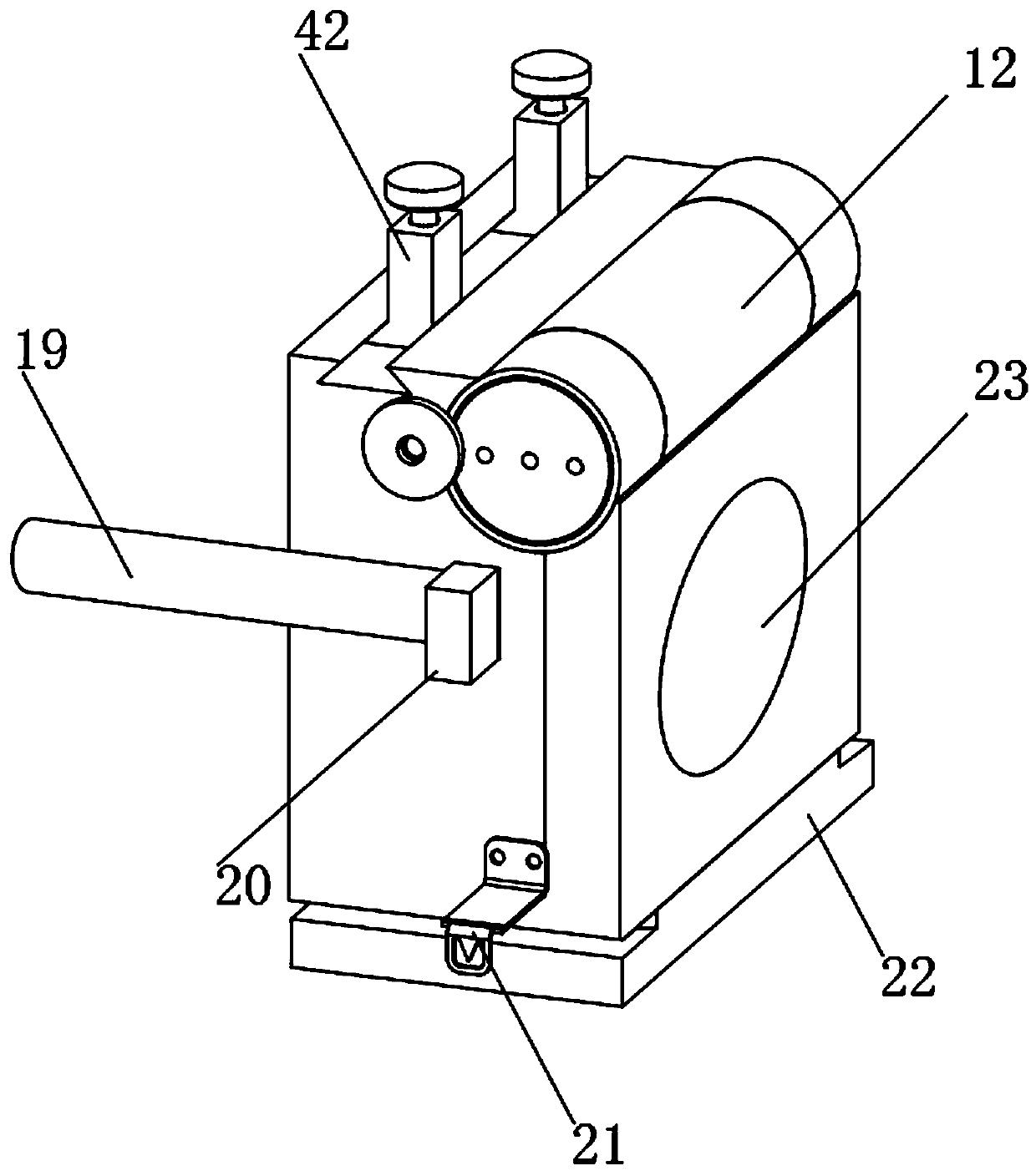 Device and method for testing safety performance of pre-embedded steel pipe in concrete construction