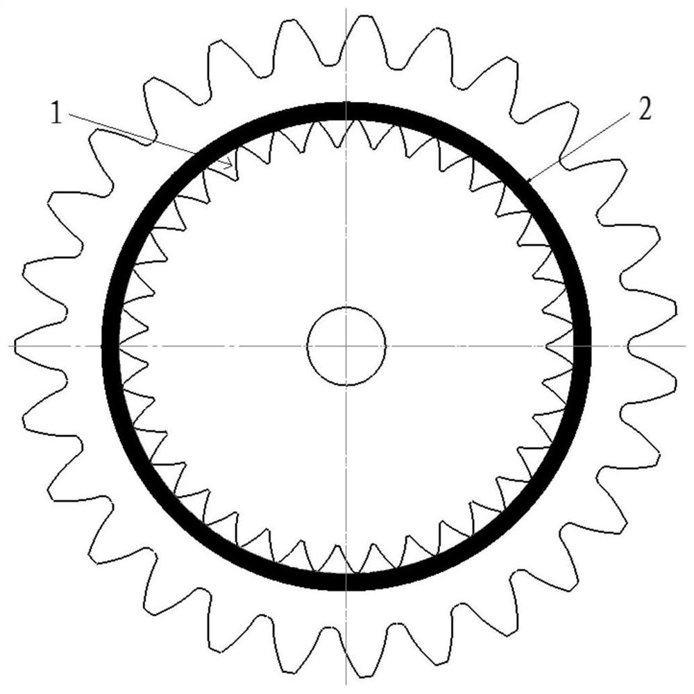 Method for controlling hardness of spline after carburizing and integral quenching of gear