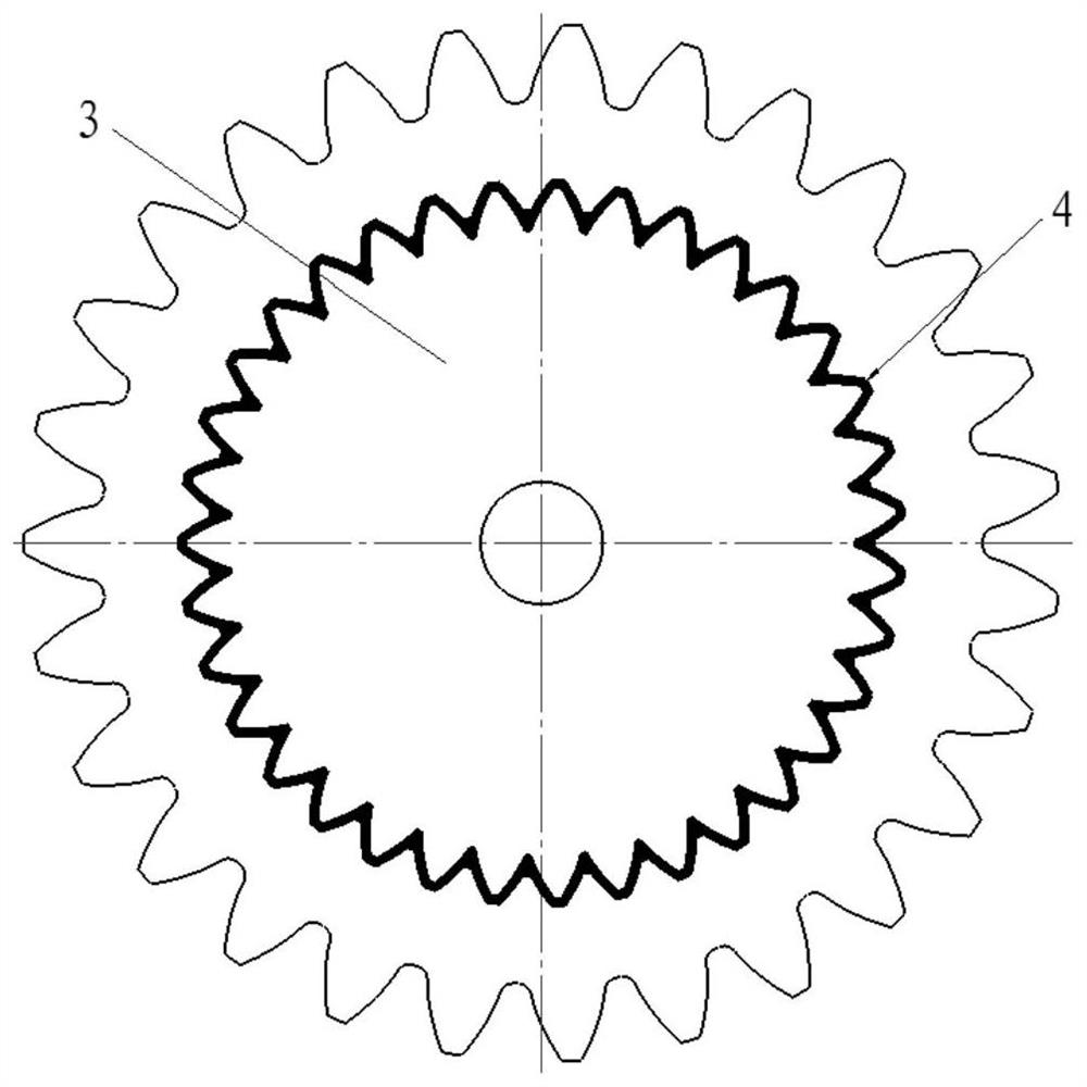 Method for controlling hardness of spline after carburizing and integral quenching of gear