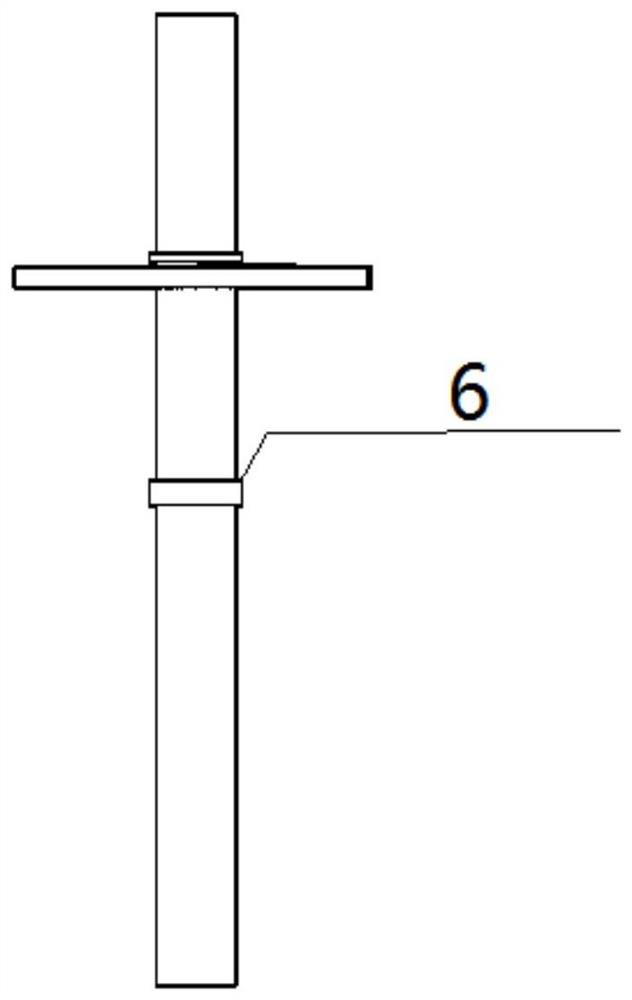 A device and construction method for measuring the thickness of pile foundation sediment by rotary drilling and coring