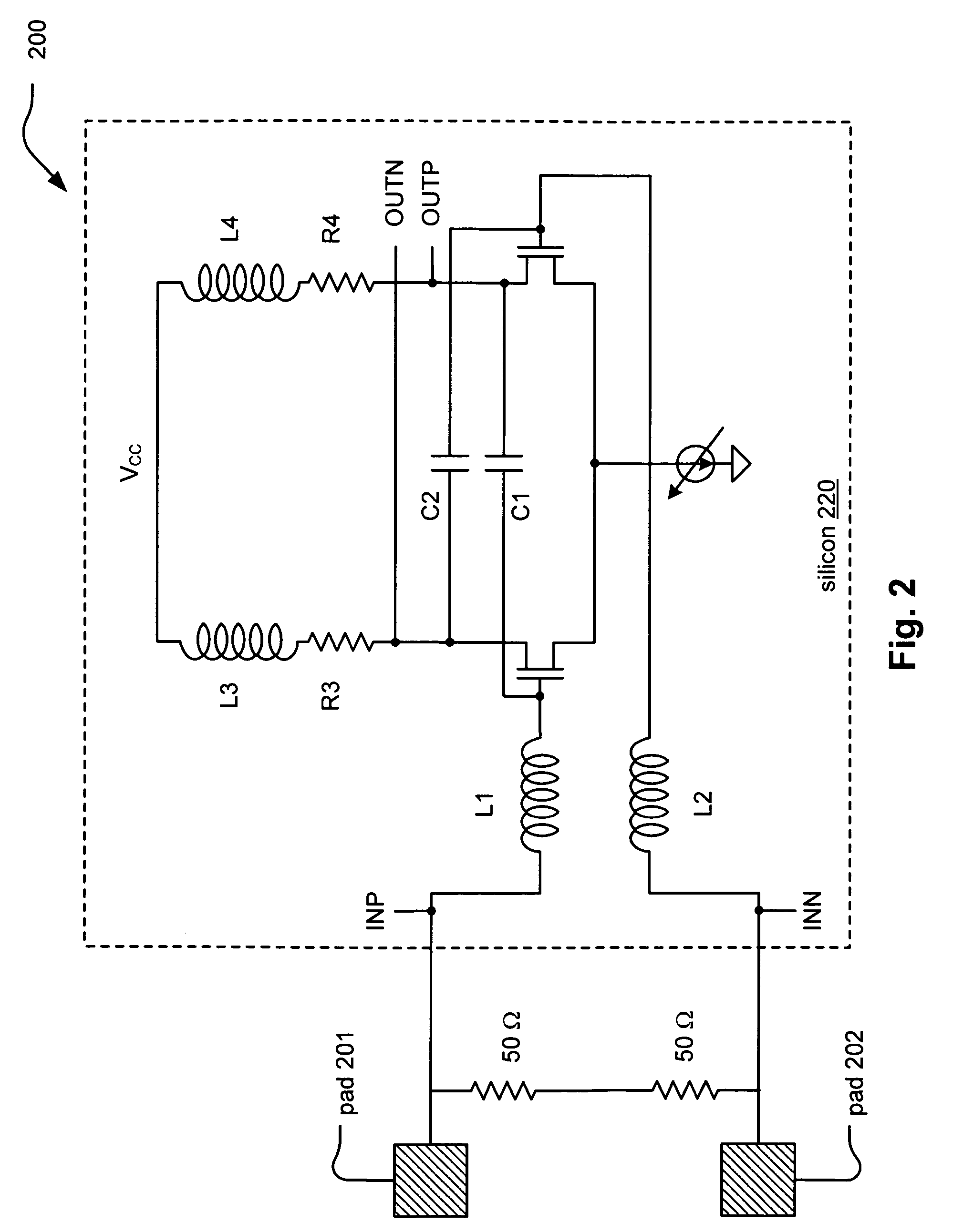 Current-controlled CMOS (C3MOS) fully differential integrated wideband amplifier/equalizer with adjustable gain and frequency response without additional power or loading