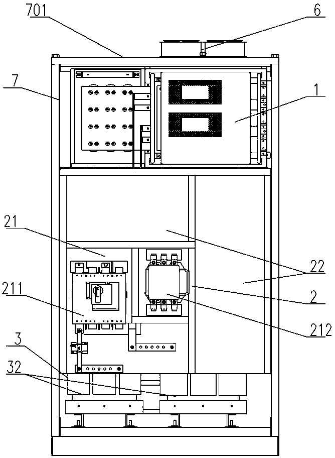 Modular photovoltaic grid-connected inverter structure