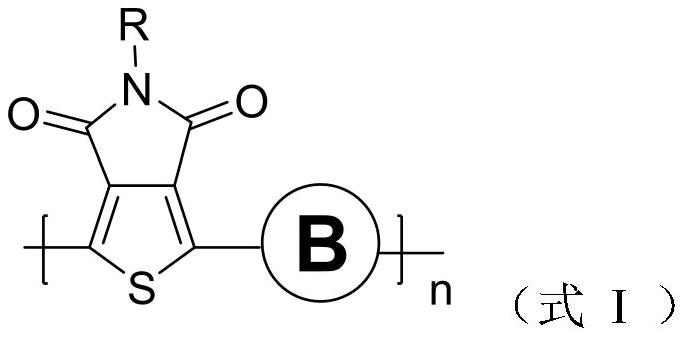 Conjugated polymer based on thiophene [3, 4-c] pyrrole-4, 6-diketone structure and preparation method and application thereof