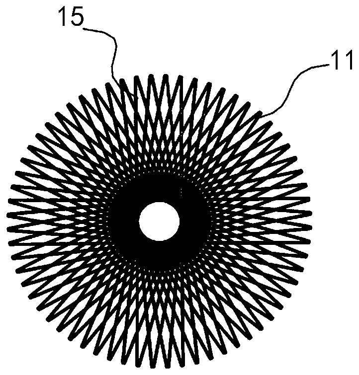 Filter screen assembly for pulmonary embolism thrombus removal and thrombus suction assembly