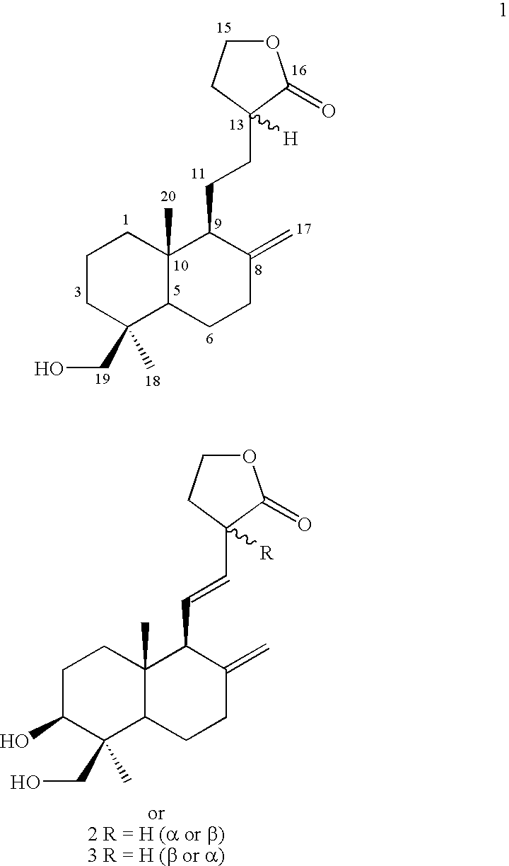 Novel diterpenes from the fruiting body of antrodia camphorata and pharmaceutical compositions thereof