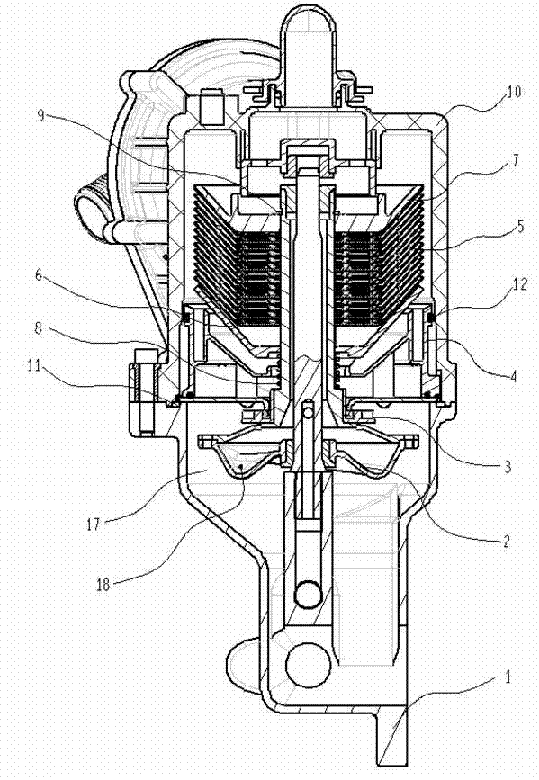 Active oil-gas separator