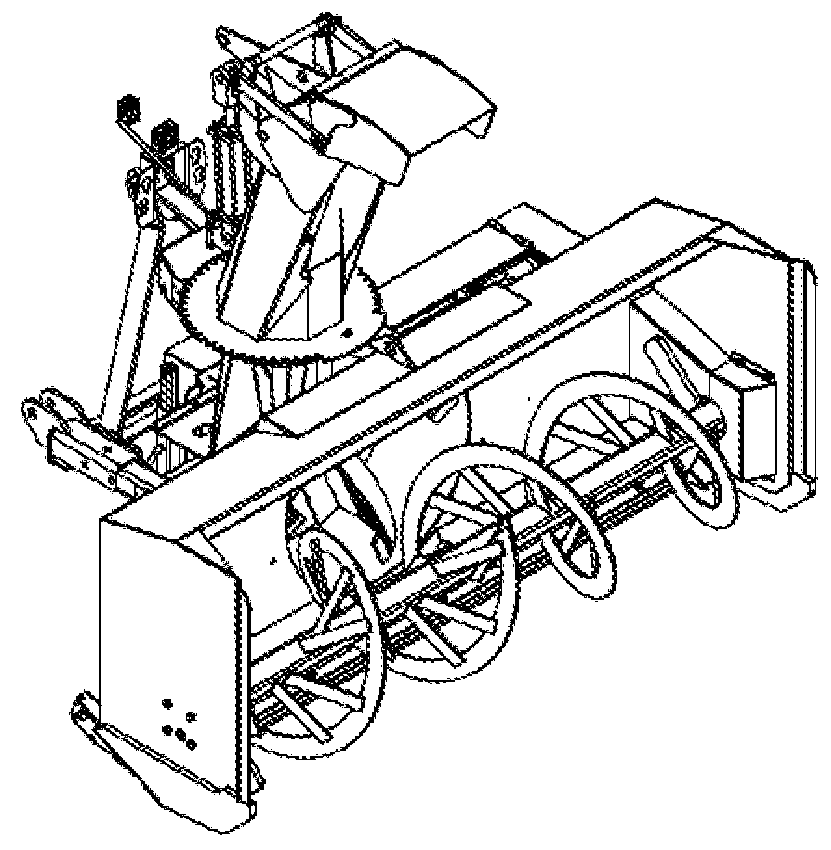 Driving system for driving at least one auger of a snow removal device, a snow removal device provided with such a driving system, a kit for the installation of such a driving system, a method for installing such a driving system and a method for the manufacture of components or parts of the driving system