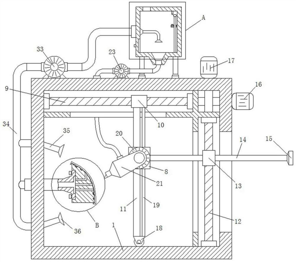 High-uniformity paint spraying facility