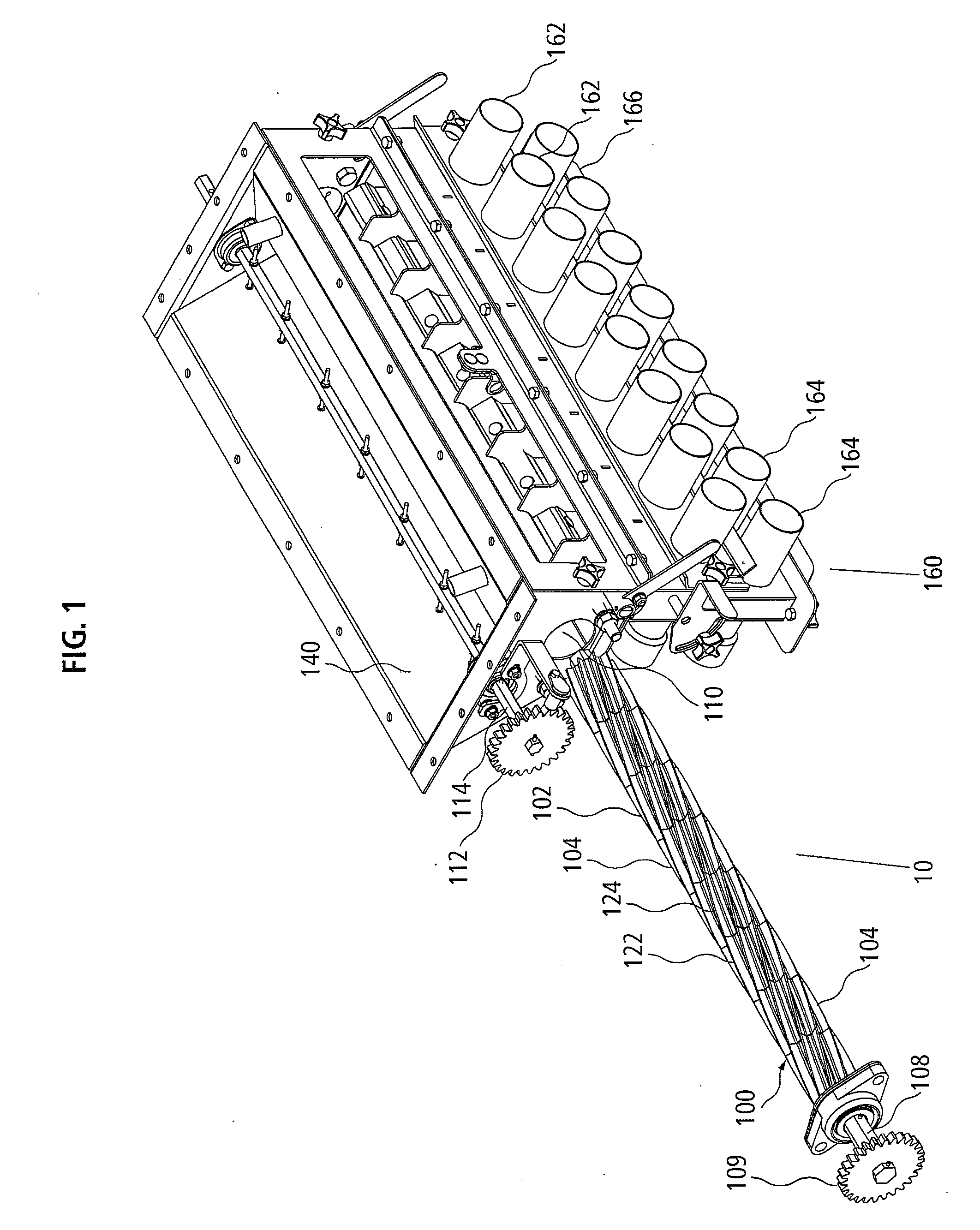 Variable displacement meter roller