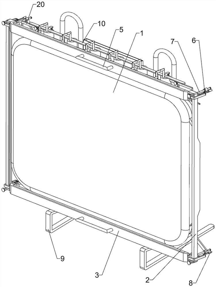 Capacitive screen capable of removing dirt