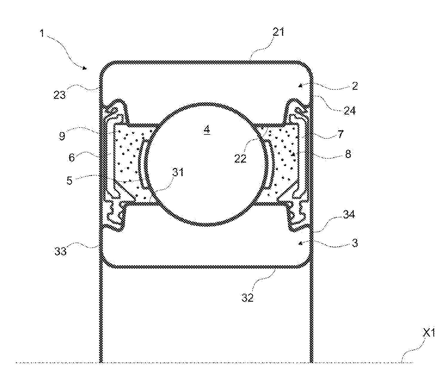 Mechanical system equipped with active microcapsules for condition monitoring