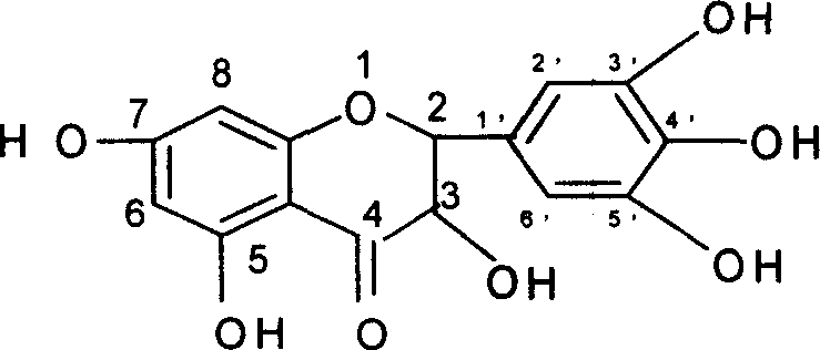 Dihydromyricitrin fatty ester preparing process