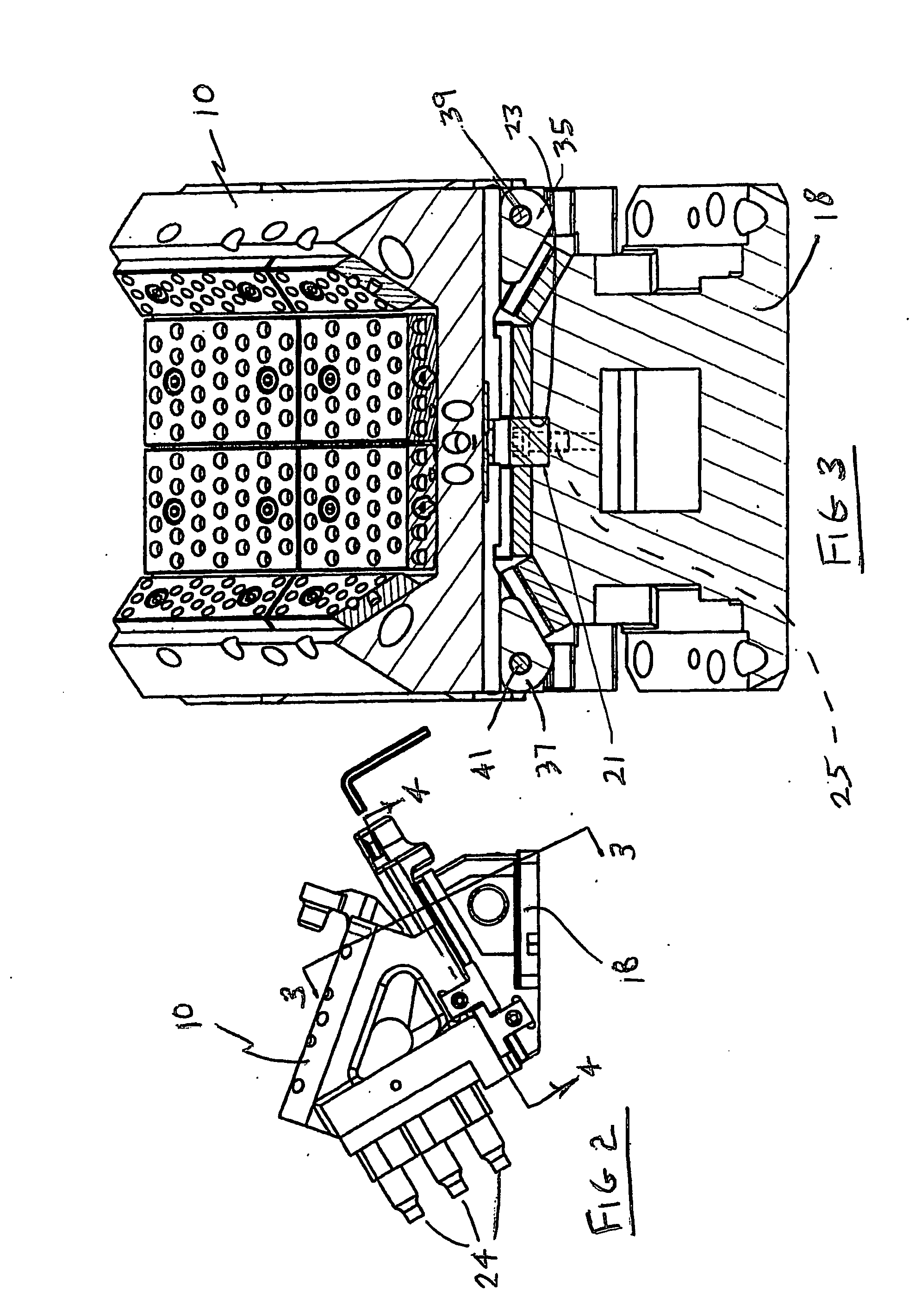 Press action simulator for aerial cam set up