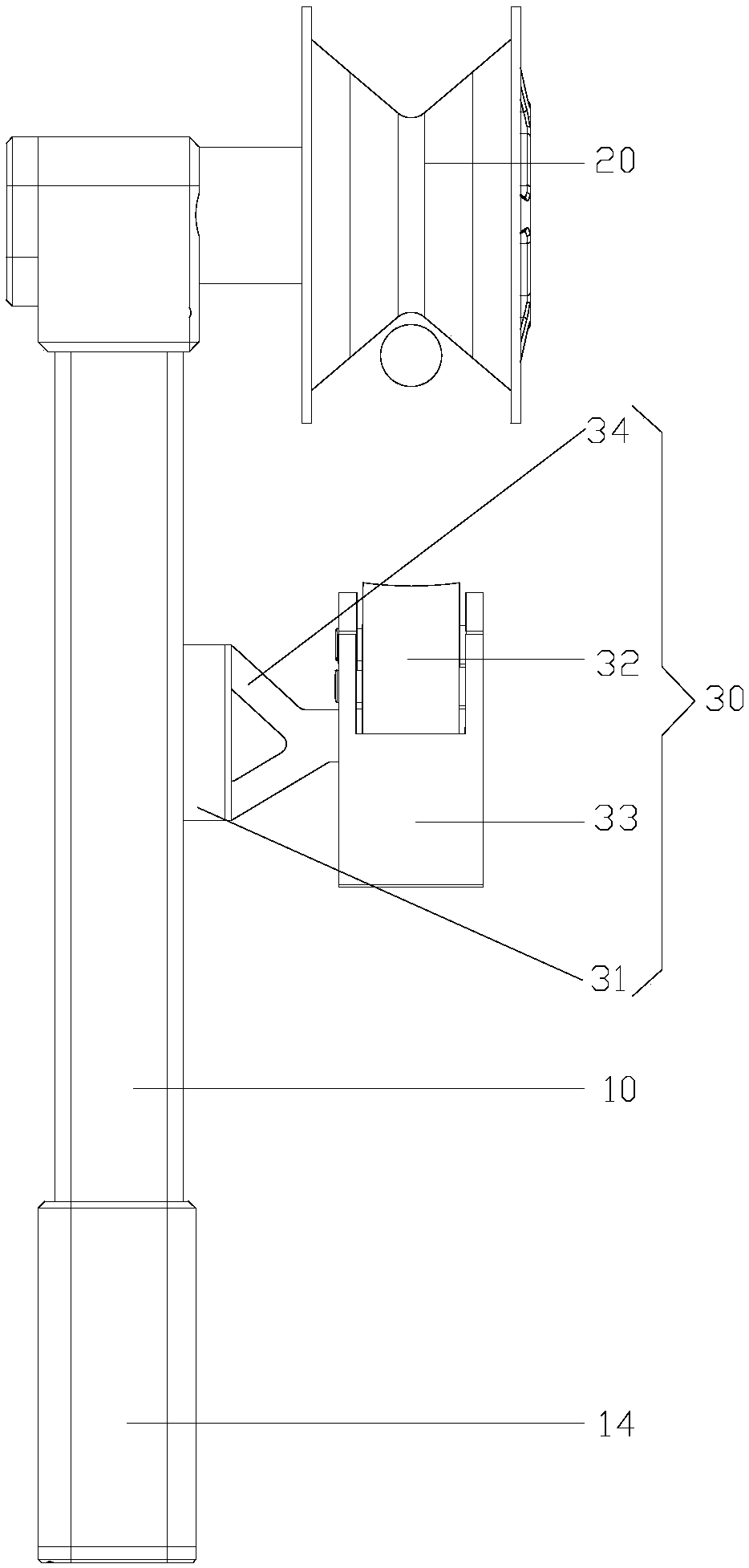 Robot walking structure and robot having the same