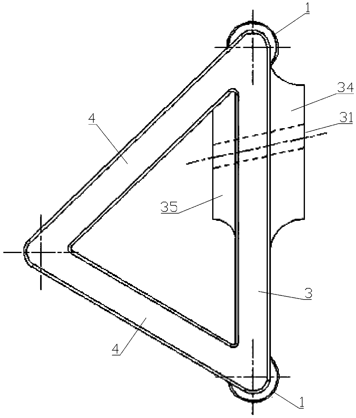 Personalized acetabular-bone posterior-column screw-setting drill die prepared through 3D printing and preparation method thereof