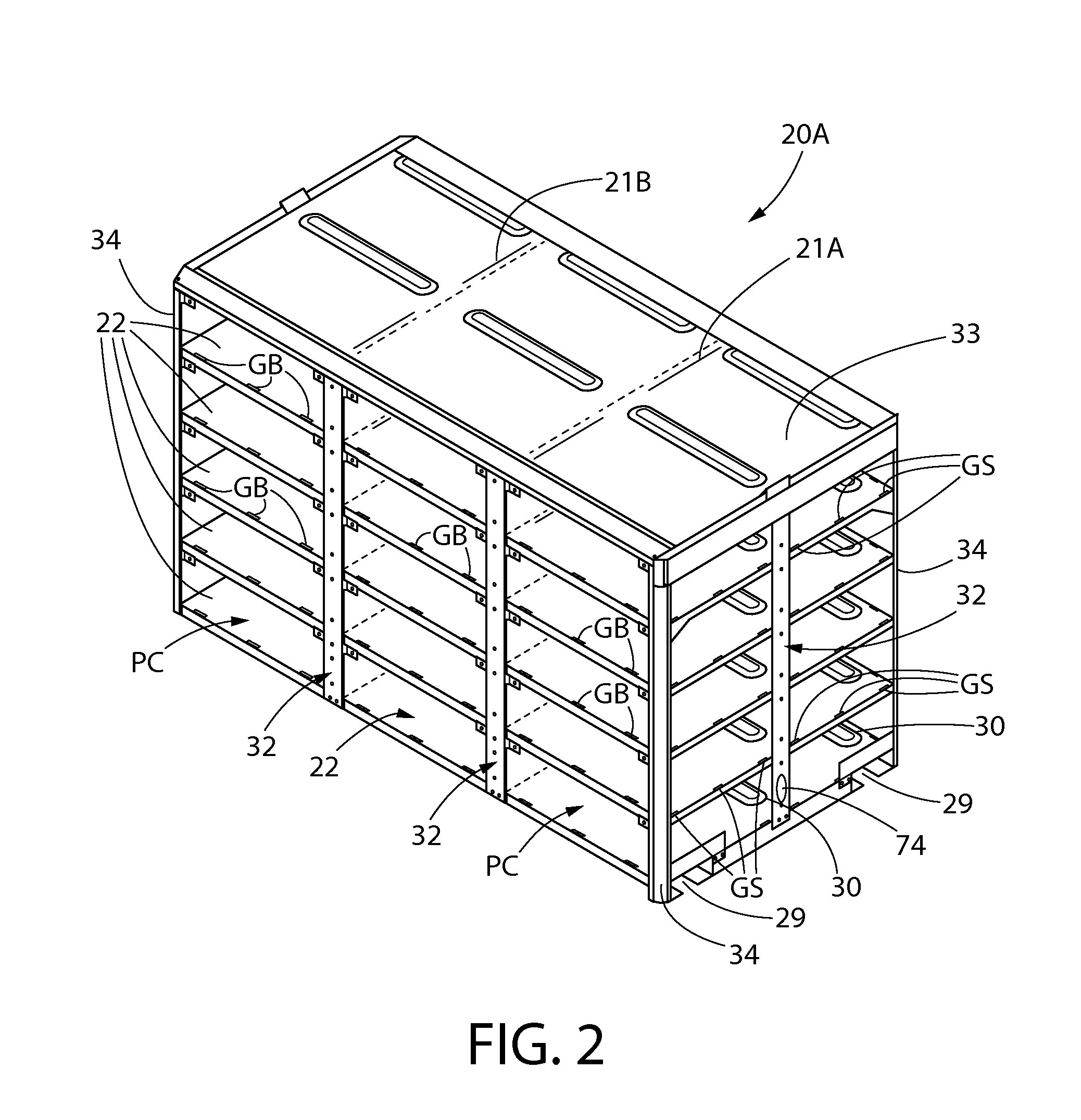 Reduced weight live poultry hauling system