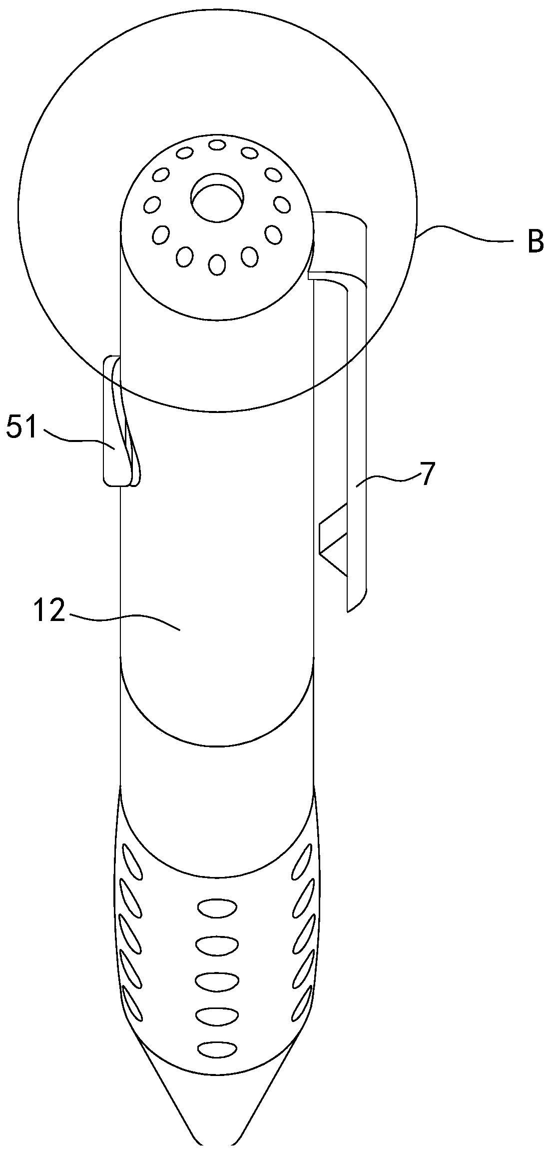 Purification pen capable of releasing negative ions