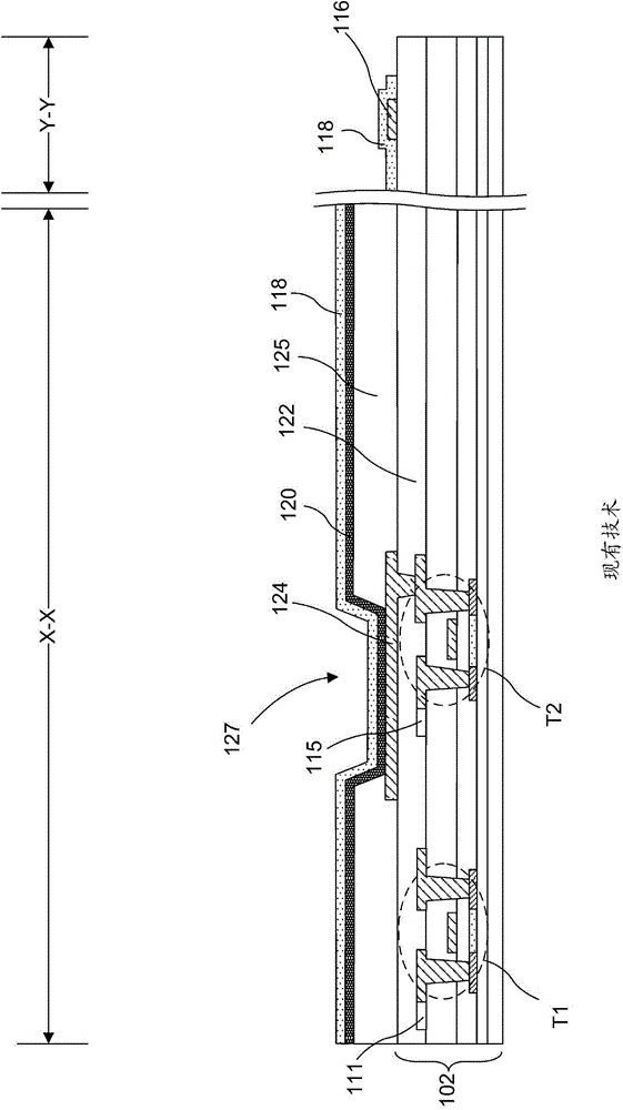 Active matrix display panel with ground tie lines