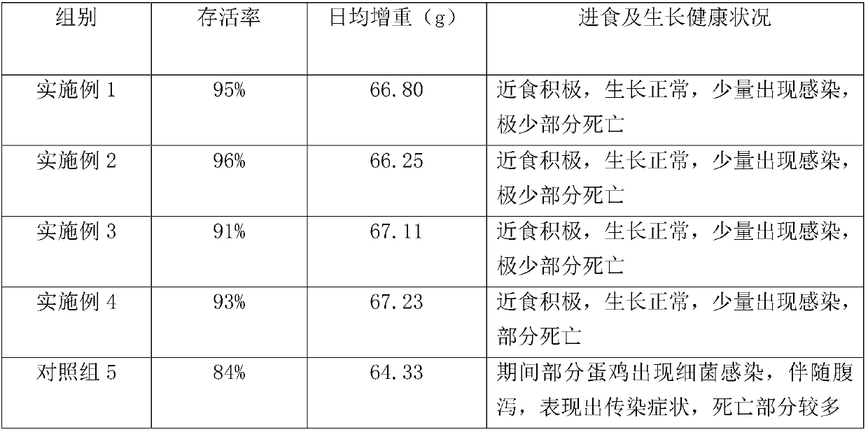 Formula feed for enhancing immunity of laying hens