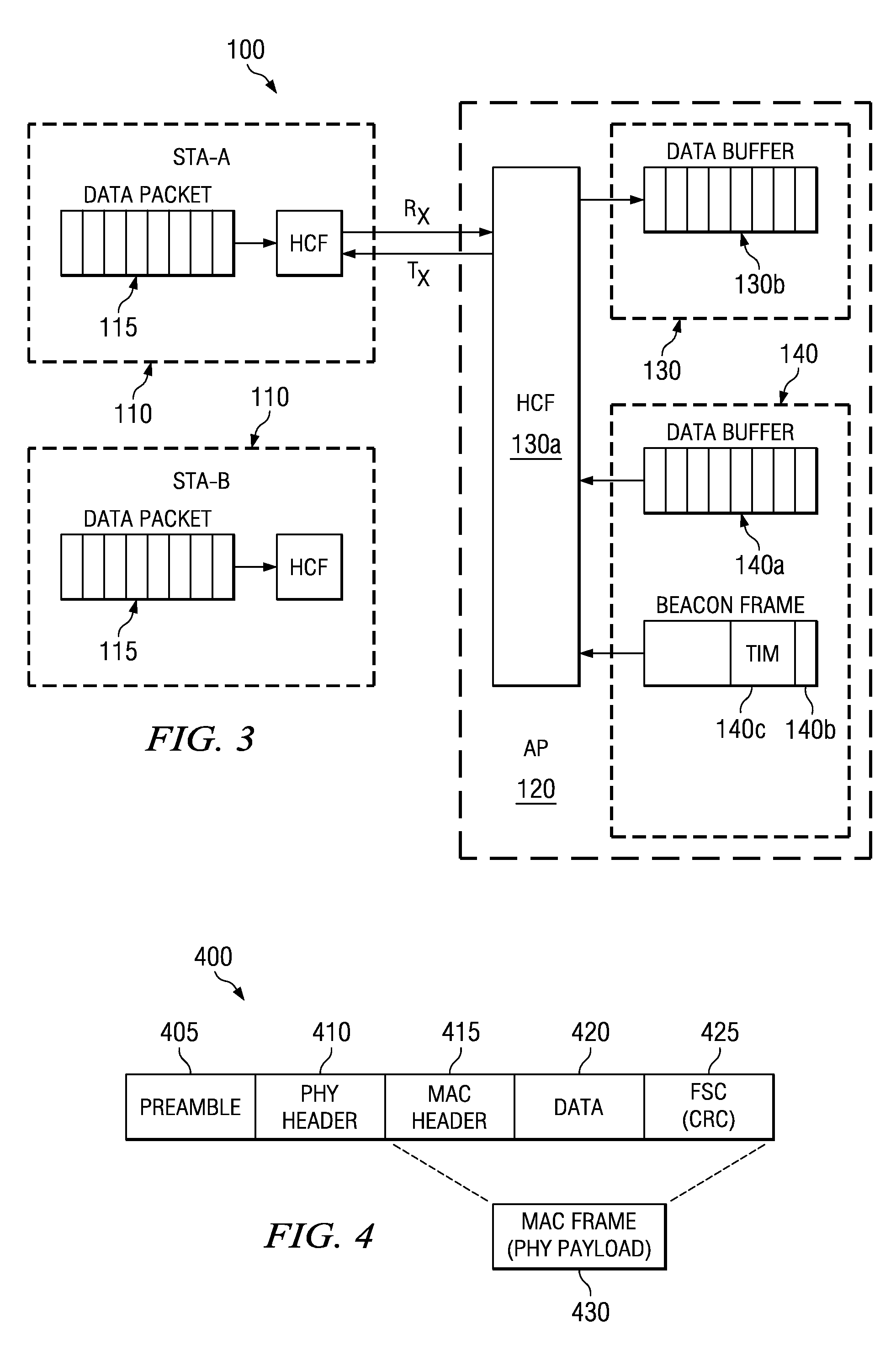 Power saving via physical layer address filtering in WLANs