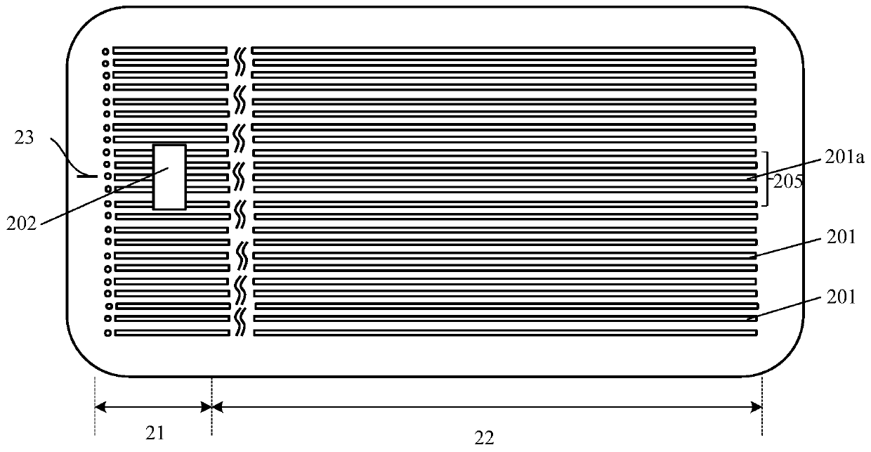 Method and device for confirming physical position of failure address in chip storage area