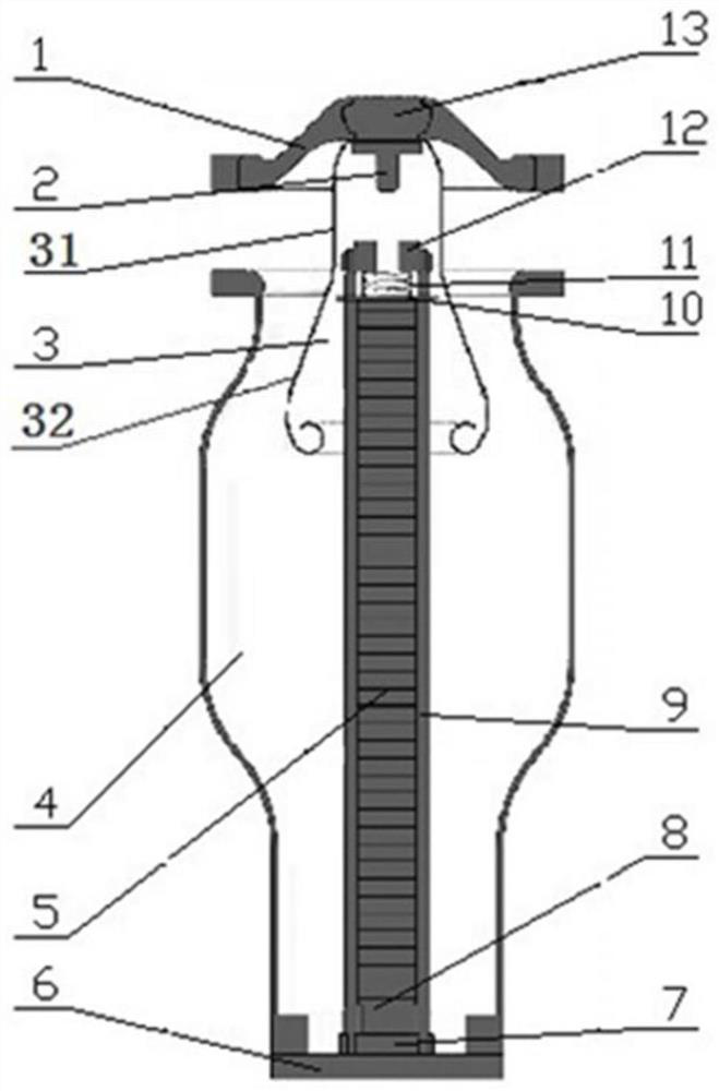 A kind of metal oxide arrester for gis