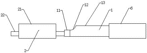 Water and electricity separation structure of argon arc welding torch water cooling system