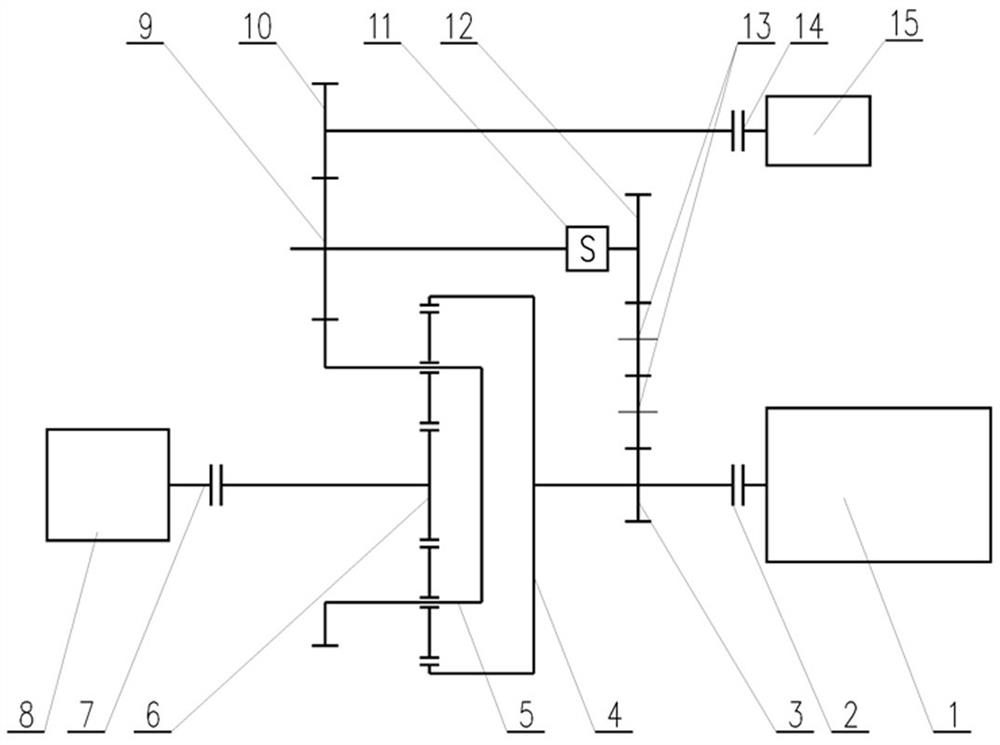 Electromechanical integrated planetary speed regulation device capable of regulating speed in full range