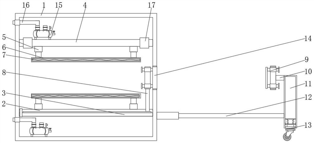 Vacuumizing aluminum profile automatic transfer printing equipment