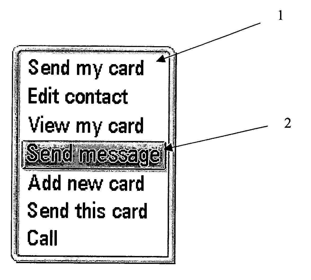 Computing device with improved user interface for menus