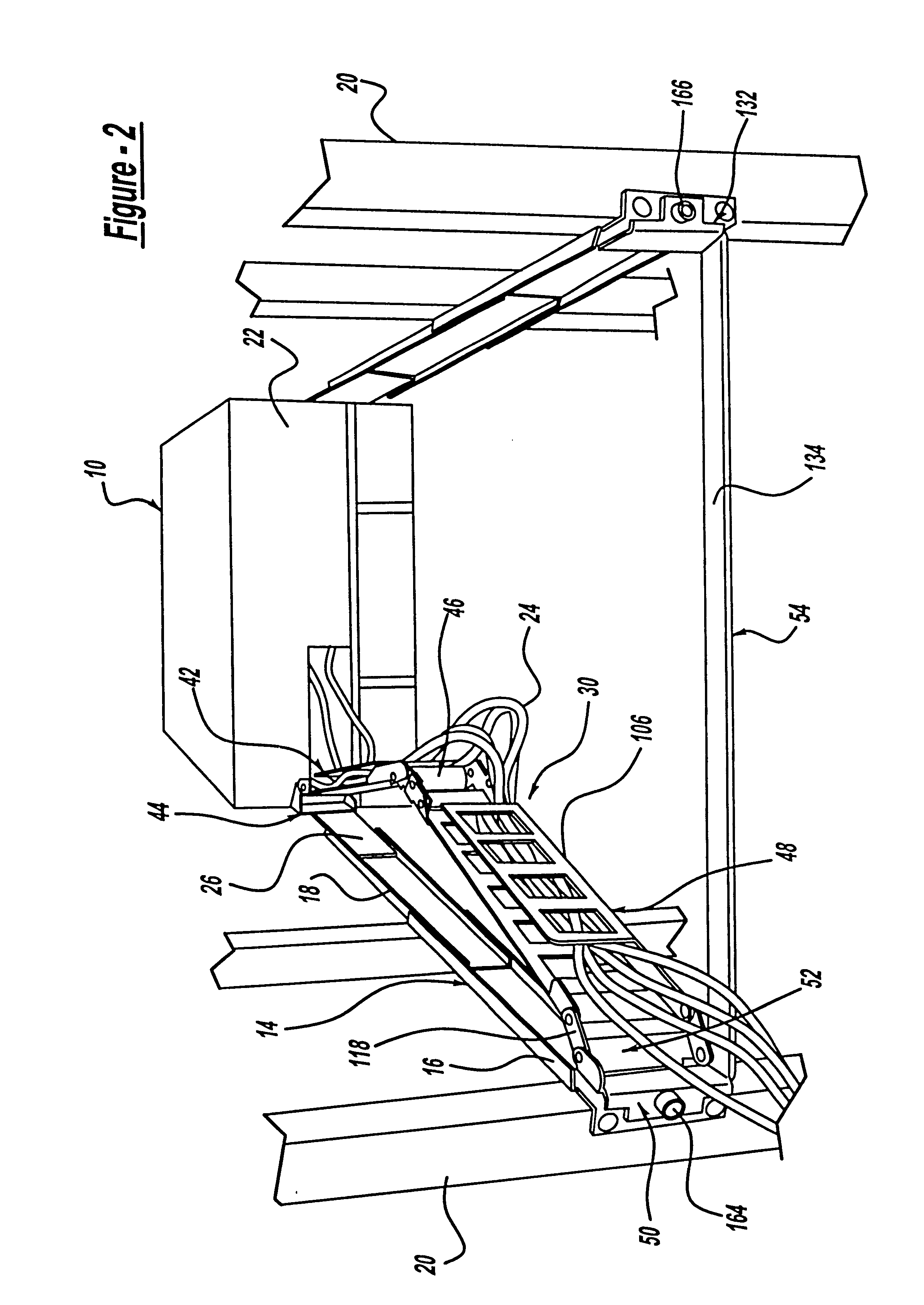 Cable management arm with trough and breakaway feature