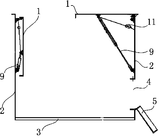 Showcase anti-explosion box and realizing method thereof