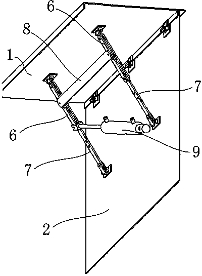 Showcase anti-explosion box and realizing method thereof