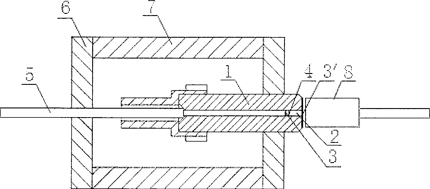 Turnning optical fibre method Fabry-perot filter