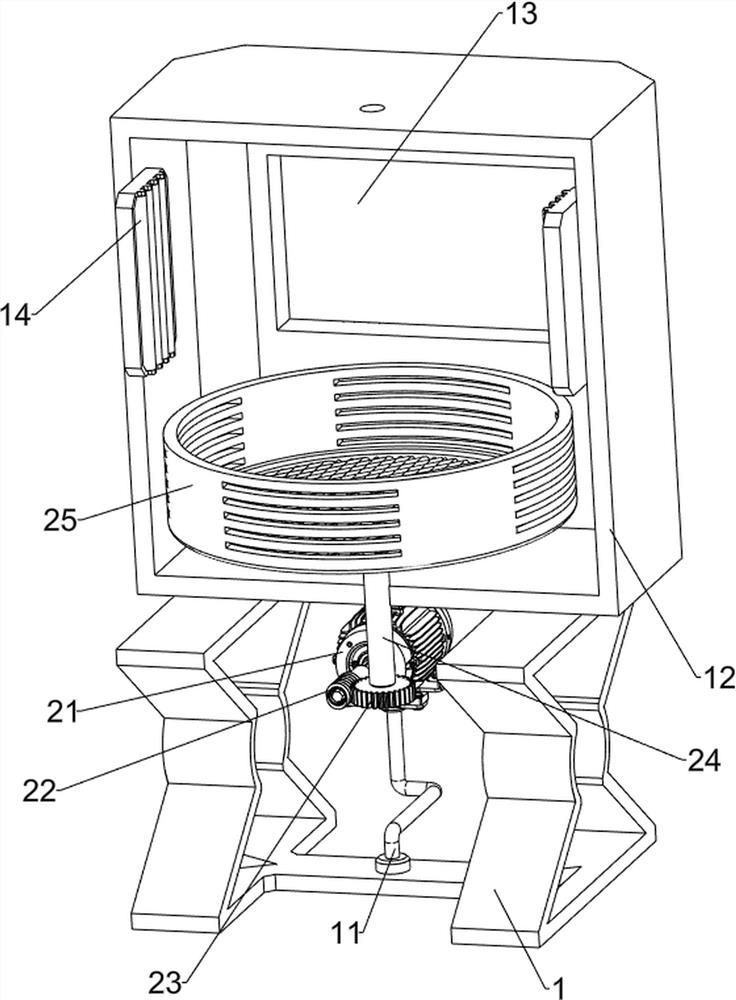 Endoscope disinfecting and cleaning device for digestive system department